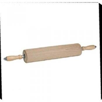 EMGA 024001 - Rodillo de madera de haya con rodamientos de bolas, 30 cm de longitud