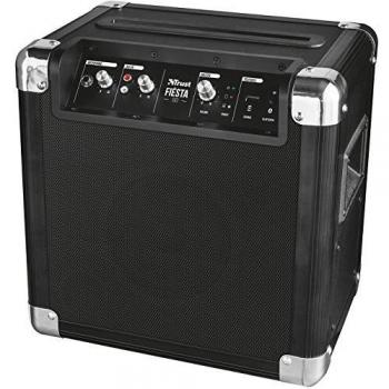 Trust Urban Fiesta Go - Altavoz/amplificador inalámbrico con Bluetooth y micrófono, 40 W RMS, negro