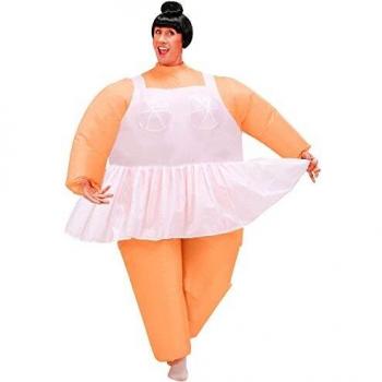 Disfraz Inflable de Bailarina - Widmann - Beige - Para Interior
