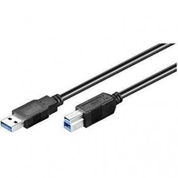 WENTRONIC USB 3.0 AB 300 HISPEED, 3M, USB A, USB B, Macho/Macho