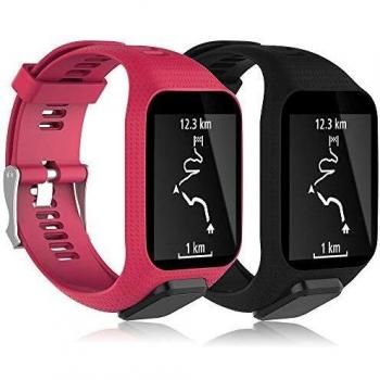 Yaspark Correa para Runner 2/Runner 3/Spark/Spark 3/Adventurer/Golfer 2, Correa de Silicona Pulsera Deportiva de Repuesto para Correa
