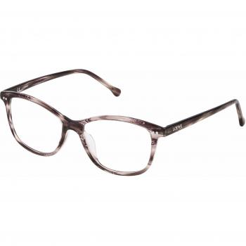 Loewe VLW9575201EW Monturas de Gafas, Streaked Burgundy, 55 Unisex
