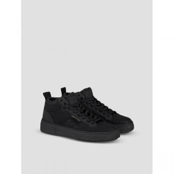 Björn Borg Men's Mid Sneaker T1930 Tonal Black, Size 40