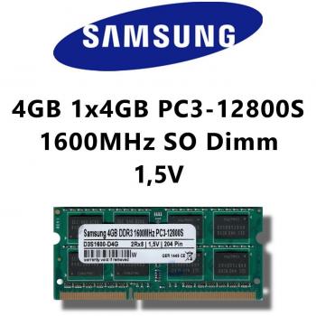 Memoria RAM DDR3 1600 MHz Samsung de 4 GB