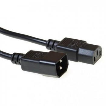 Cable de alimentación C13 a C14 negro 4,00 m