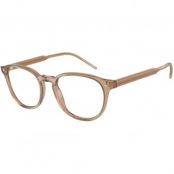 Giorgio Armani AR7259 6072 Gafas Recetadas para Hombre Marrones, Armazones para Hombre Marrones, 52 Lentes Recetadas Para Hombre Marrones