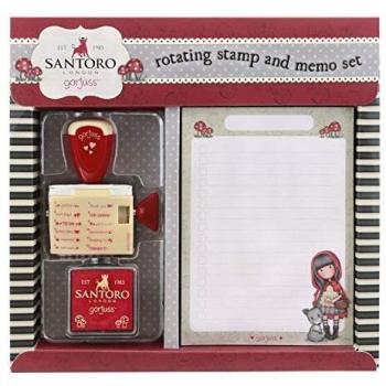 Gorjuss 8223262355 - Sello y taco de notas, diseño Little Red Riding Hood