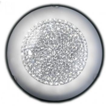 Plafón BRILL Led de 50 cm con cristal estampado, 4000 k, Vidrio, Cristal, Metal