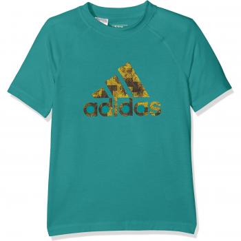 adidas Yb Prime L Tee - Camiseta para niños de 11-12 años, color verde