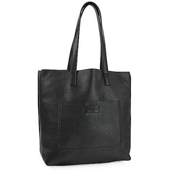 Bolso Shopper Mujer Lois - Bolso Mediano Elegante de Polipiel, Versátil y Casual para Todo Uso, Ideal para Universidad - Negro 319481
