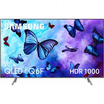 Samsung QLED 2018 55Q6FN - Smart TV Plano de 55, 4K UHD resolución, HDR 1000, Control One Remote, versión española, Color Plata