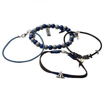 Bioworld Merchandising Set Pulseras Ravenclaw, símbolos. Harry Potter