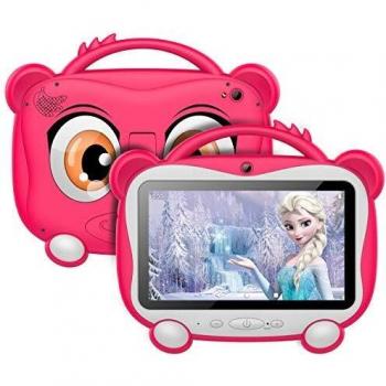 GOODTEL Tablet para Niños 7 Pulgadas Tablet Infantil Android 10.0 Quad-Core Processor, 16GB ROM, HD Pantalla1024*600 Doble Camera