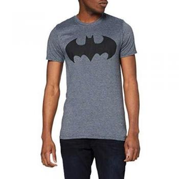 DC Comics Camiseta Manga Corta Mono Batman Gris Oscuro S