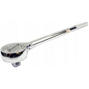 Jonnesway Grzechotka 3/4 R1306 - Llave de carraca de 3/4 pulgadas, fabricada en acero al cromo-vanadio, mecanismo de 72 dientes para un ángulo de giro