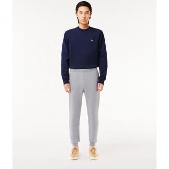 Pantalón de hombre Jogger Lacoste en felpa de algodón ecológico gris - 3XL