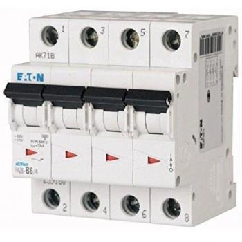 Interruptor magnetotérmico Eaton Faz6 C 50A 4P 6kA Curva C