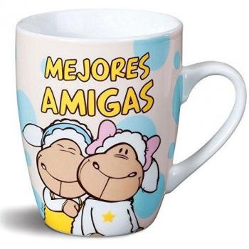 NICI Taza Mejores Amigas, Multicolor, Talla Unica