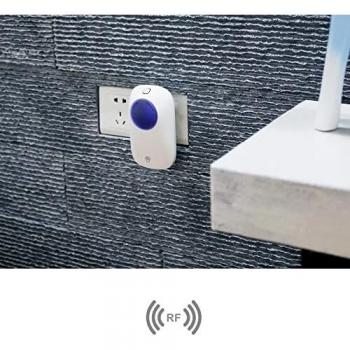 Chuango RT-101 Repetidor Inalámbrico- Amplificador de Señal Inalámbrica para Sistemas de Alarma para la Casa - Tecnología MCU - Aumento de la Potencia de Transmisión de la Señal de Alarma Antirrobo
