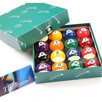 Aramith Premier 2 1/4 inch American Pool Spots and Stripes Balls by Aramith