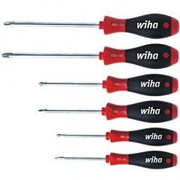 WIHA 26146-Juego de Destornilladores SoftFinish Ref. 311K6, Color:, PH/PZ, Set de 6 Piezas