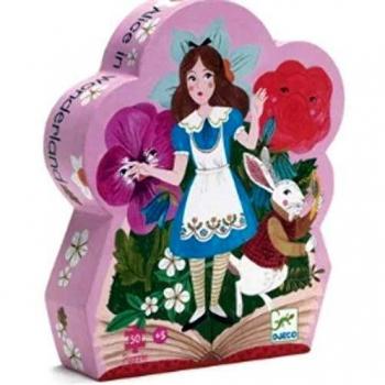 Djeco Formen Puzzle: Alice in Wonderland - 50Stk.