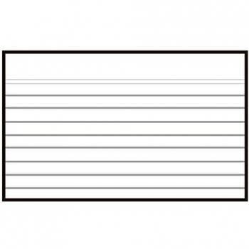 Apli 13258 Fichas Rayadas Nº2, 75 X 125 Mm X 100U