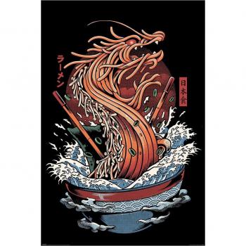 Poster Ilustrata - Dragon Ramen