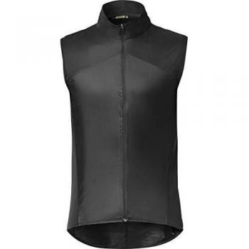 Chaleco Cortavientos Mavic Sirocco Negro - Corte Slim - Talla M
