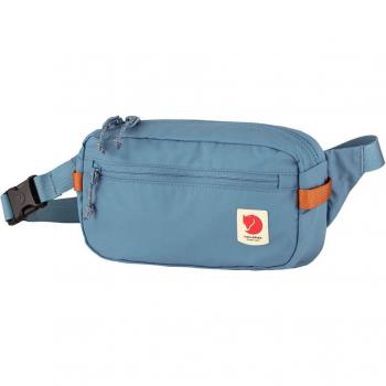 Fjällräven Riñonera High Coast Hip Pack en azul claro con cremallera