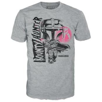 Camiseta de manga corta Funko The Mandalorian Star Wars - Extra Large (XL) - Franela oficial para adultos, hombres y mujeres