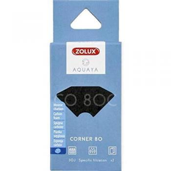 Filtro para Bomba Corner 80 Zolux - CO 80 C - Mousse de Carbón - Filtración Química - Pack de 2