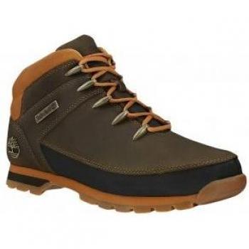 Botas de piel Timberland Euro Sprint Hiker para hombre, color verde, talla 44