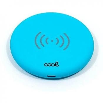 Dock Base Cargador Smartphones Inalámbrico Qi Cool Universal Azul