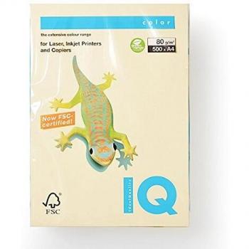 IQ Papel multifunción color 500h 80 g. A4 Crema CR20