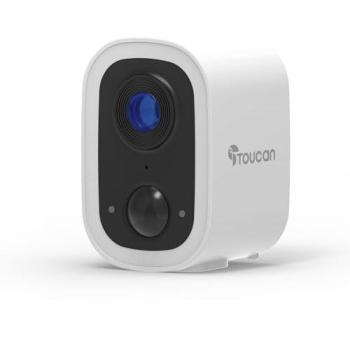 Cámara de Seguridad Inalámbrica para Exterior Toucan S4 (2304 x 1296 píxeles, Batería 5200 mAh, Comunicación Bidireccional)
