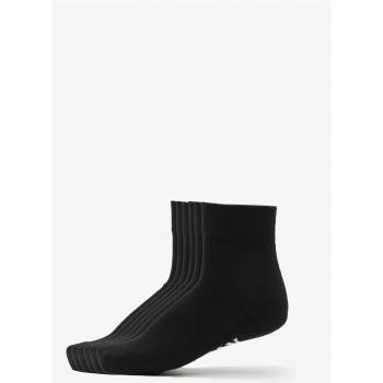 Urban Classics Unisex High Sneaker Socks 6-Pack - Black - EU Sizes 35-38 to 47-50