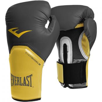 Everlast Boxartikel 2300 Pro Style Elite Gloves Guante de Boxeo, Unisex, Gris/Naranja, 10