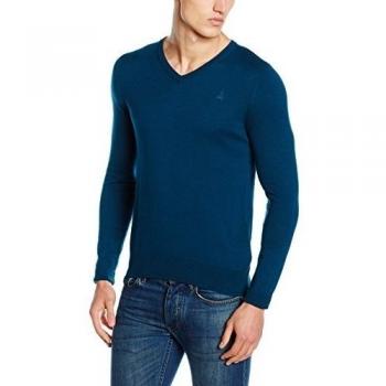 Scalpers Cotton Vneck 04, Jersey para Hombre, Pato, L