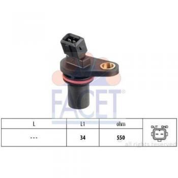 Sensor de posición del árbol de levas FACET 9.0043 para FORD: Focus, Connect, Fiesta, Escort, Mondeo, Orion, Cougar, Scorpio, Maverick