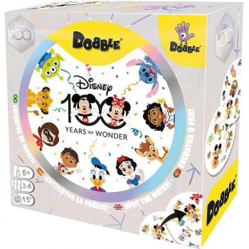 Asmodee Disney 100 Dobble Juego de Cartas Edad Recomendada 6 Años