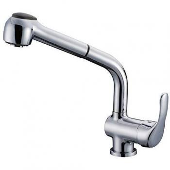 Aquahome Bathkitchen Style 16059111801 Monomando Fregadero Extraible Eco Alto, Gris
