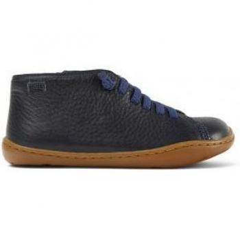 Camper Peu Cami Kids Boots - Navy Blue Leather, Size 35