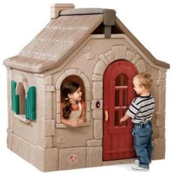Casa de Juegos Infantil Step2 Storybook Cottage de Plástico para Jardín con Cocina y Timbre - 18 Meses en Adelante