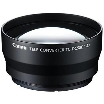 Canon TC-DC58E - Convertor Tele para Canon PowerShot G15, Negro