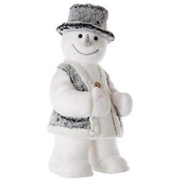 Muñeco de Nieve de Poliestireno 50 cm - Decoración Navideña Feeric Lights & Christmas