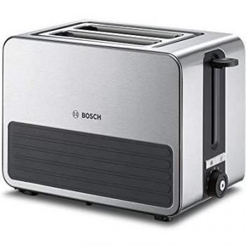 BOSCH Toaster for 2 toasts and with power of 1050 W from Bosch TAT7S25,Grey