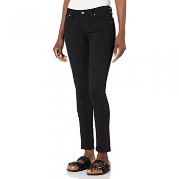 Nudie Jeans Unisex Skinny Lin Black Denim Pants 29W x 28L