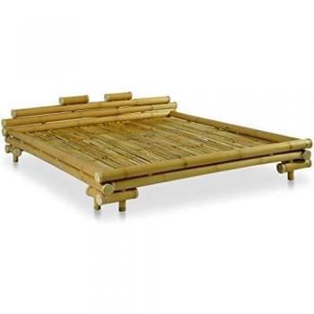 Cama de Bambú 180x200 cm Sin Colchón Super King