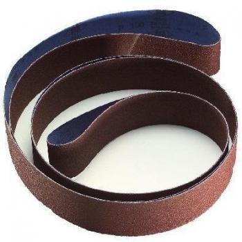 Abtec Tiras de papel de lija, óxido de aluminio, 50 x 686 mm El paquete contiene 5 unidades. , P180, 5